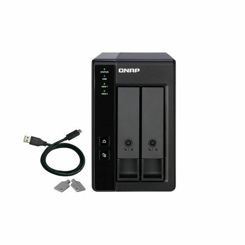 NAS tīkla krātuve Qnap O TR-002 USB 3.0 RAID melna